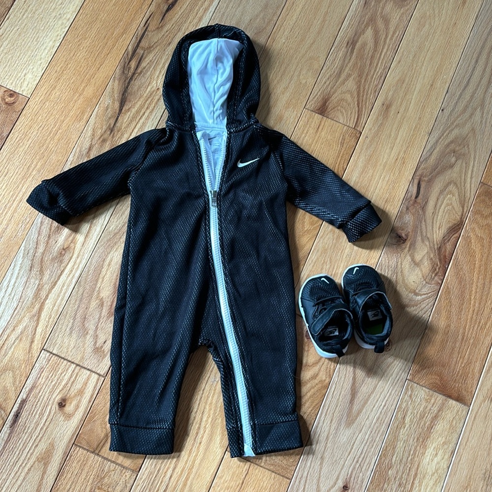 Nike onsie with shoes